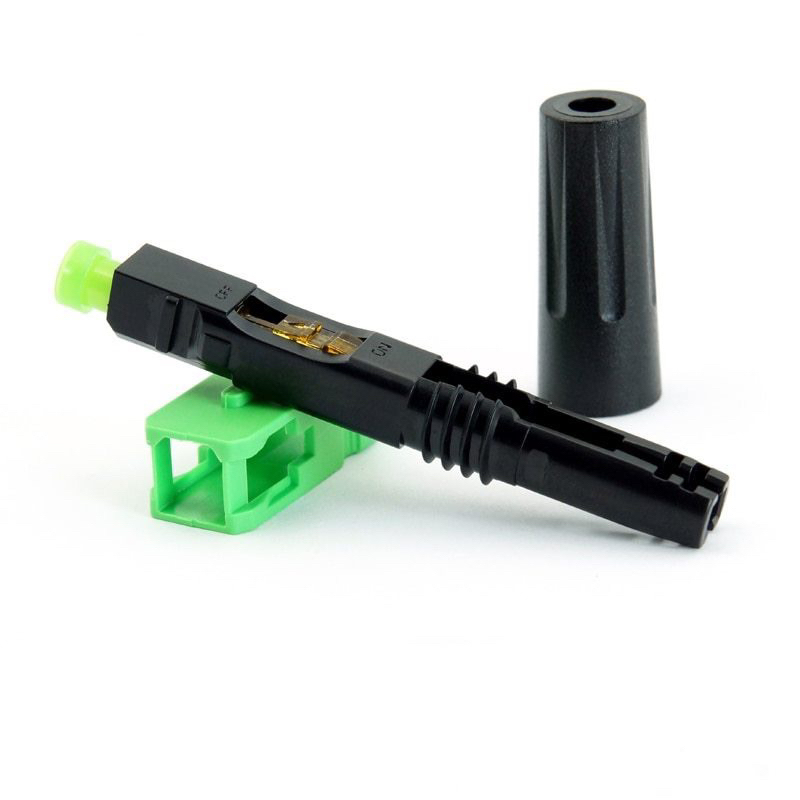 10PCS SC/APC FTTH Fiber Optic Field Fast Quick Assembly Fast Connector ...