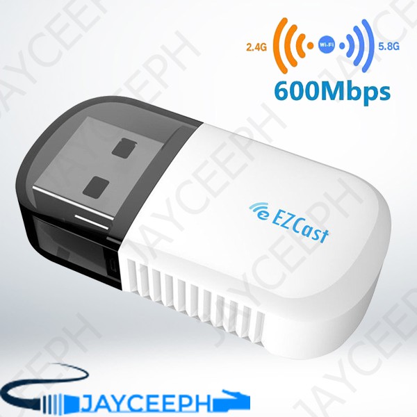 Ezcast 600 Mbps Wireless USB Wifi Adapter 5G / 2.5G Bluetooth 4.2 Dual-Band